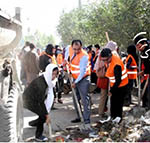 شماری از مردم کابل در یک حرکت مدنی در پاک کاری شهر شرکت کردند